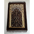 Popular Portable Tapis Folding Floor Karpet Muslim Prayer Rug Pocket Prayer Mat